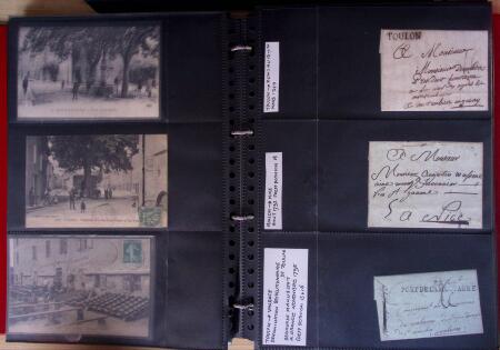 env.1830-50, Collection en 5 classeurs rouges : histoire