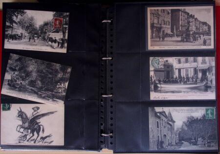 env.1830-50, Collection en 5 classeurs rouges : histoire