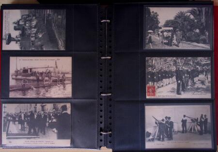 env.1830-50, Collection en 5 classeurs rouges : histoire