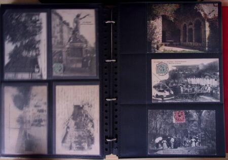 env.1830-50, Collection en 5 classeurs rouges : histoire