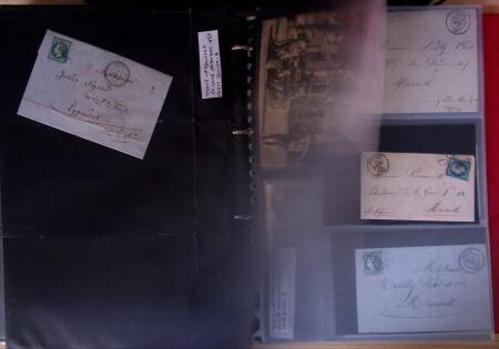 env.1830-50, Collection en 5 classeurs rouges : histoire