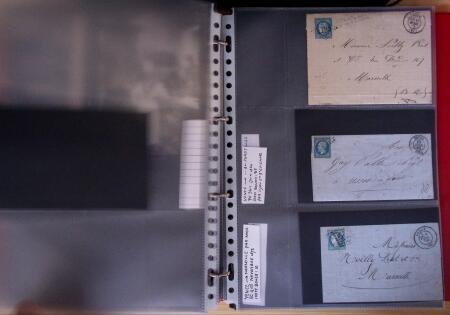 env.1830-50, Collection en 5 classeurs rouges : histoire