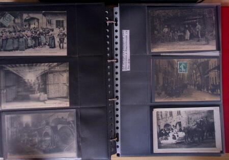 env.1830-50, Collection en 5 classeurs rouges : histoire