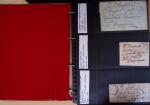 env.1830-50, Collection en 5 classeurs rouges : histoire