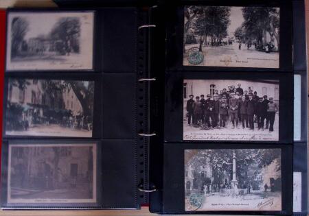 env.1830-50, Collection en 5 classeurs rouges : histoire