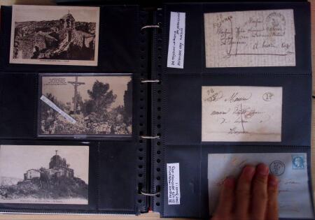 env.1830-50, Collection en 5 classeurs rouges : histoire