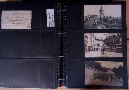 env.1830-50, Collection en 5 classeurs rouges : histoire