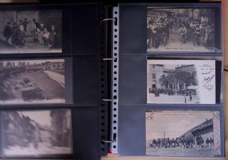 env.1830-50, Collection en 5 classeurs rouges : histoire