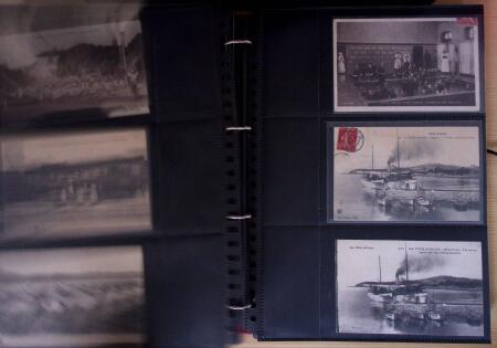 env.1830-50, Collection en 5 classeurs rouges : histoire