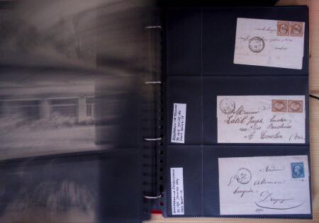 env.1830-50, Collection en 5 classeurs rouges : histoire