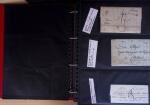 env.1830-50, Collection en 5 classeurs rouges : histoire