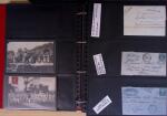 env.1830-50, Collection en 5 classeurs rouges : histoire