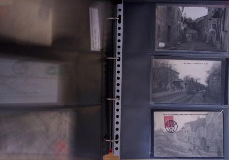 env.1830-50, Collection en 5 classeurs rouges : histoire