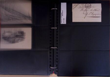 env.1830-50, Collection en 5 classeurs rouges : histoire