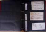 env.1830-50, Collection en 5 classeurs rouges : histoire