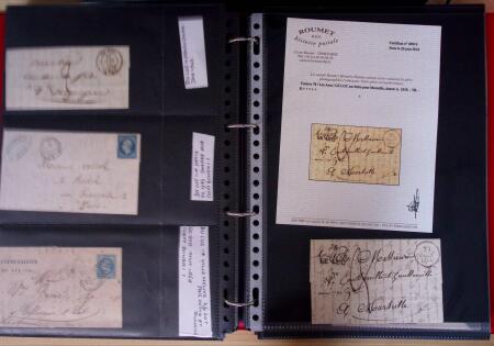 env.1830-50, Collection en 5 classeurs rouges : histoire