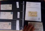 env.1830-50, Collection en 5 classeurs rouges : histoire