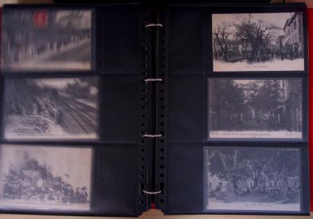 env.1830-50, Collection en 5 classeurs rouges : histoire