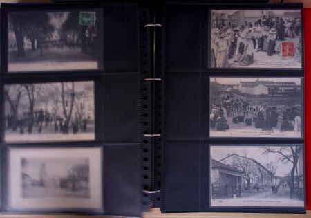 env.1830-50, Collection en 5 classeurs rouges : histoire