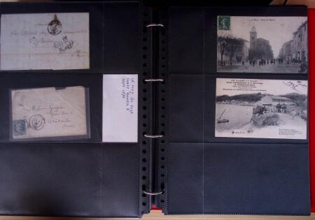 env.1830-50, Collection en 5 classeurs rouges : histoire