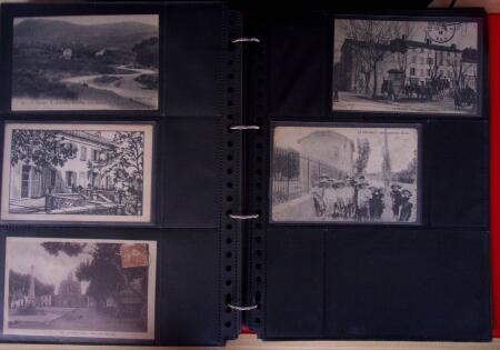 env.1830-50, Collection en 5 classeurs rouges : histoire