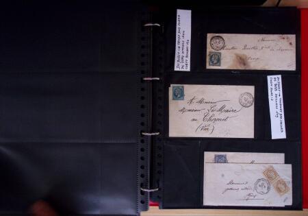 env.1830-50, Collection en 5 classeurs rouges : histoire