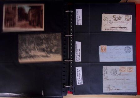 env.1830-50, Collection en 5 classeurs rouges : histoire