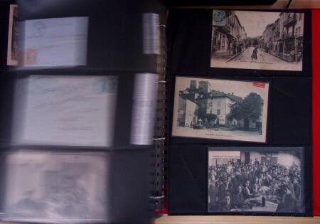 env.1830-50, Collection en 5 classeurs rouges : histoire