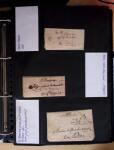 1600-1913, 6 albums de lettres avec lettres anciennes,