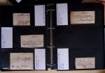 1600-1913, 6 albums de lettres avec lettres anciennes,