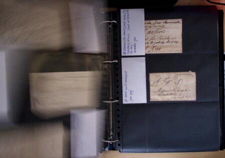 1600-1913, 6 albums de lettres avec lettres anciennes,