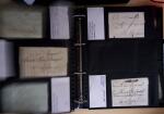 1600-1913, 6 albums de lettres avec lettres anciennes,