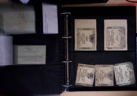 1600-1913, 6 albums de lettres avec lettres anciennes,