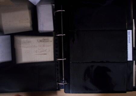 1600-1913, 6 albums de lettres avec lettres anciennes,