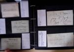 1600-1913, 6 albums de lettres avec lettres anciennes,