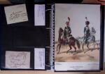 1600-1913, 6 albums de lettres avec lettres anciennes,