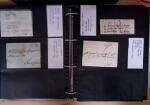 1600-1913, 6 albums de lettres avec lettres anciennes,
