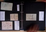1600-1913, 6 albums de lettres avec lettres anciennes,