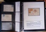 1600-1913, 6 albums de lettres avec lettres anciennes,