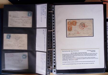 1600-1913, 6 albums de lettres avec lettres anciennes,