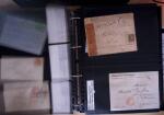 1600-1913, 6 albums de lettres avec lettres anciennes,