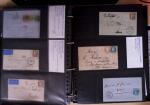 1600-1913, 6 albums de lettres avec lettres anciennes,