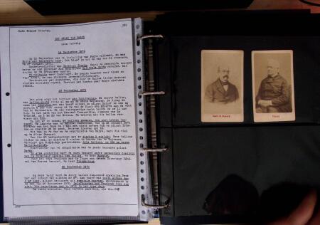 1600-1913, 6 albums de lettres avec lettres anciennes,