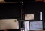 1600-1913, 6 albums de lettres avec lettres anciennes,