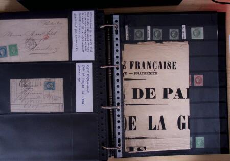 1600-1913, 6 albums de lettres avec lettres anciennes,