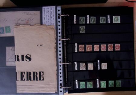 1600-1913, 6 albums de lettres avec lettres anciennes,