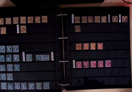 1600-1913, 6 albums de lettres avec lettres anciennes,