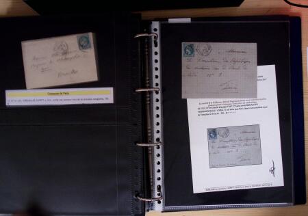 1600-1913, 6 albums de lettres avec lettres anciennes,