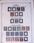 1849-2010, Collection de France en 8 classeurs YT, obl,