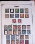 1849-2010, Collection de France en 8 classeurs YT, obl,